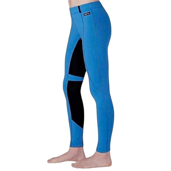 Kerrits Navy Fleece Lite 2 Full Seat Breeches Equestrian Ladies Medium - Picture 1 of 8